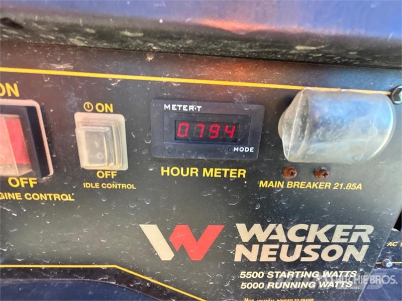 Wacker Neuson GP5500A 3.8 kW Portable Generator Set Drugi agregati
