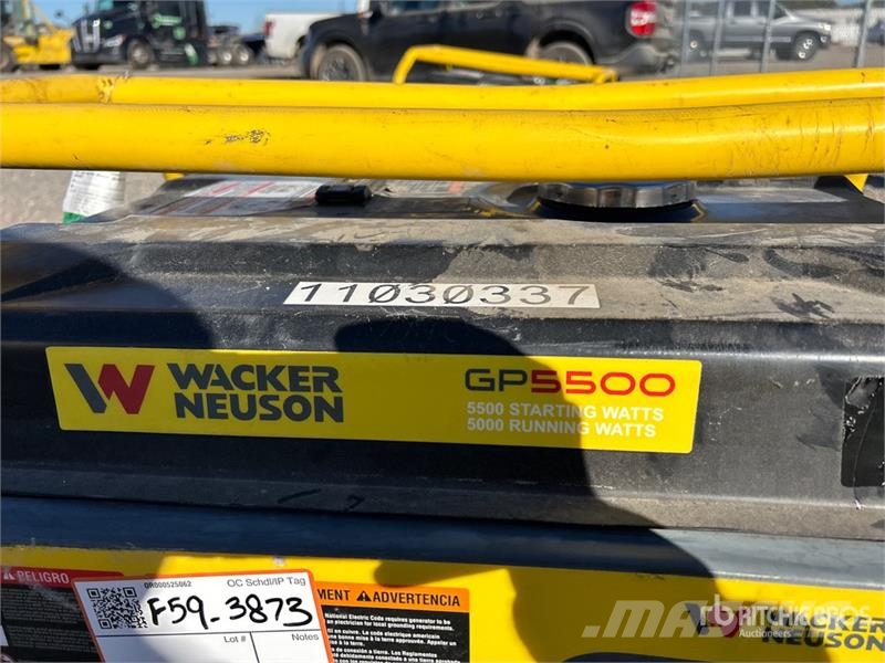 Wacker Neuson GP5500A 3.8 kW Portable Generator Set Drugi agregati