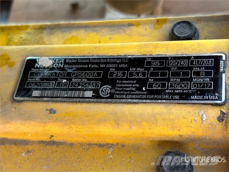 Wacker Neuson GP5600A Diesel Generatoren