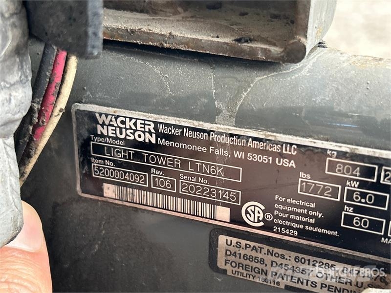 Wacker Neuson LTN-6 Rasvjetni tornjevi