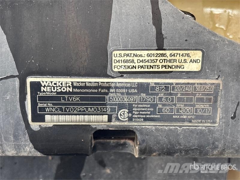 Wacker Neuson LTV6K Light Tower Rasvjetni tornjevi
