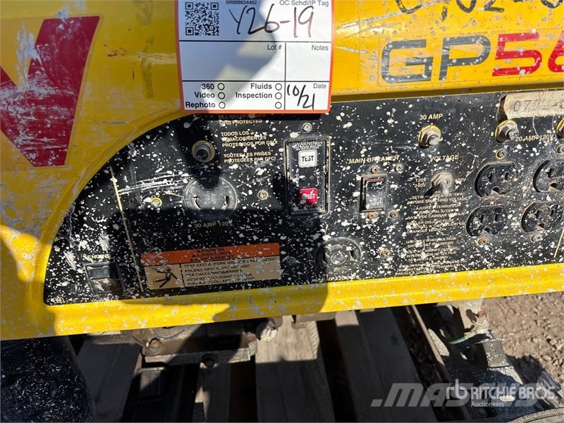 Wacker Neuson of (4) Wacker Neuson Portable Generator Set (Inope Ostali generatori