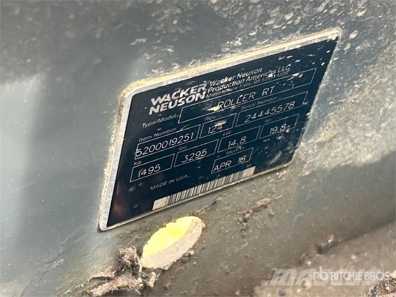 Wacker Neuson RTLX-SC3 Trench Compactor Ущільнювачі грунту