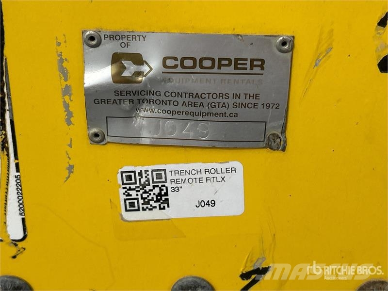 Wacker Neuson RTSC3 Trench Compactor ضاغطات التربة