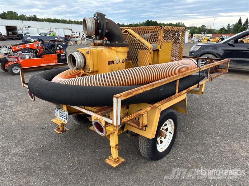 Wacker PT6DT Trailer-Mounted Water Pump Wasserpumpen