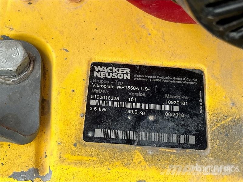Wacker WP1550A Trilmachines
