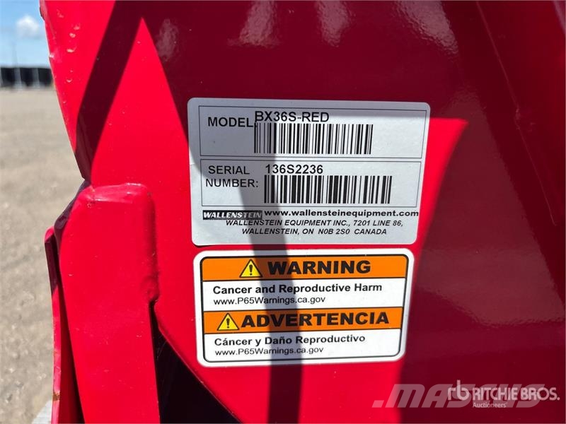 Wallenstein BX36S 3-Point Hitch Wood Chipper Masini de tocat lemn
