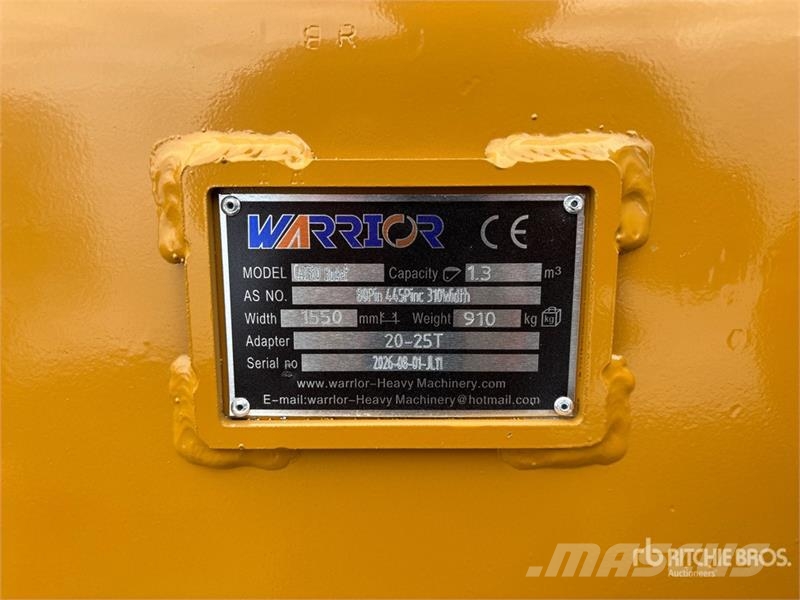 Warrior WBMCC20-1500 59 in Cleanup Excavator Bucket - Fits Žlice