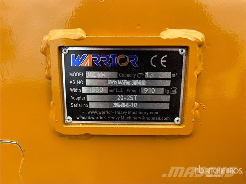 Warrior WBMCC20-1500 59 in Cleanup Excavator Bucket - Fits Žlice