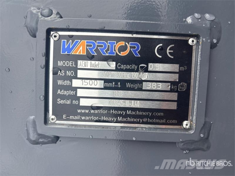 Warrior WBMCC7-1500 59 in Cleanup Excavator Bucket - Fits  Kanalak