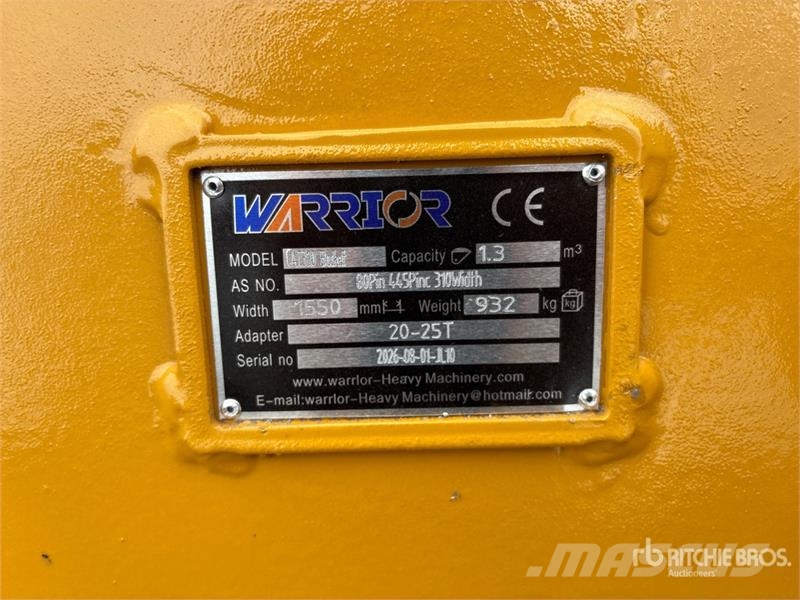 Warrior WBMCRC20-1500 59 in Q/C Digging Excavator Bucket - Žlice