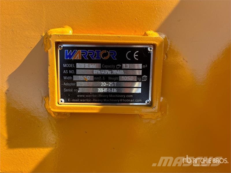 Warrior WBMCS20-025 61 in Skeleton Excavator Bucket - Fits Cucharones