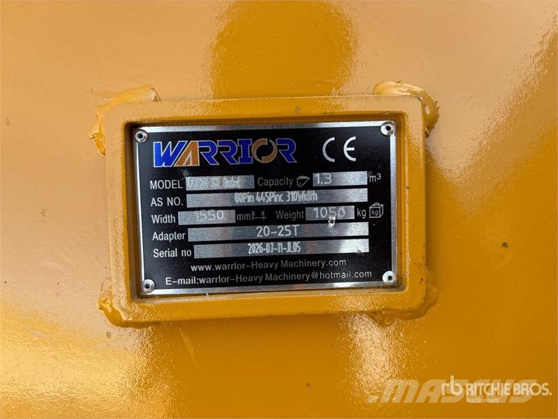 Warrior WBMCS20-025 61 in Skeleton Excavator Bucket - Fits Cucharones