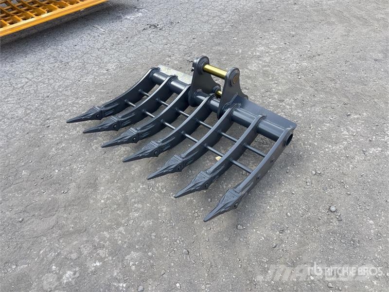 Warrior WBRC05-1000 39 in Excavator Rake - Fits Cat 305 /  Pöyhimet ja haravat