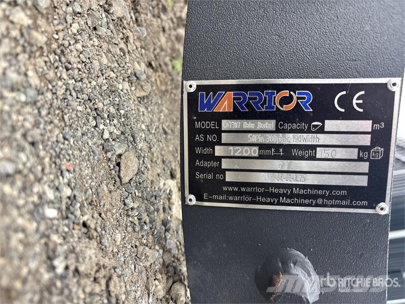 Warrior WBRC07-1200 47 in Excavator Rake - Fits Cat 307 / Vaalutid ja kaarutid