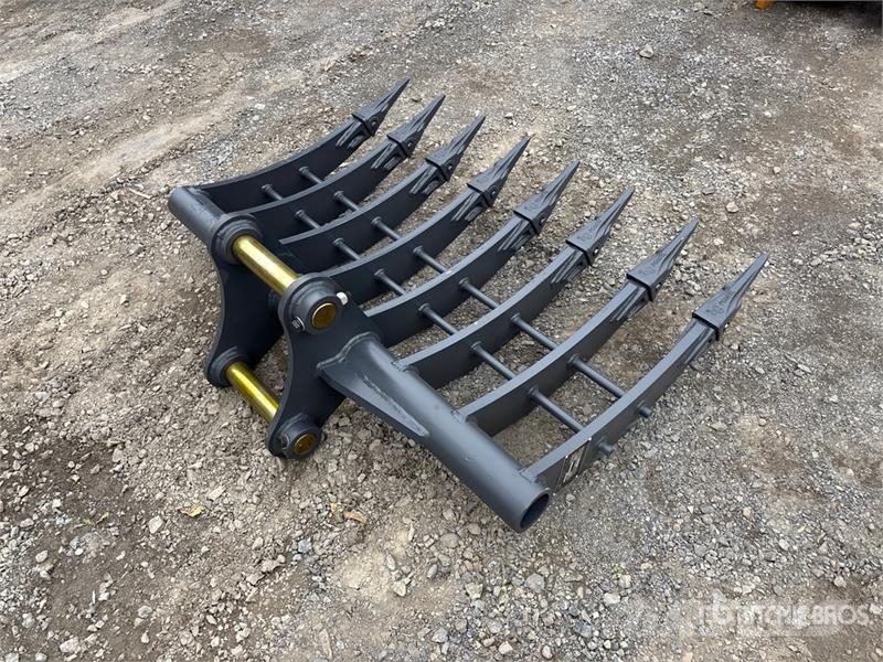 Warrior WBRC07-1200 47 in Excavator Rake - Fits Cat 307 / Vaalutid ja kaarutid