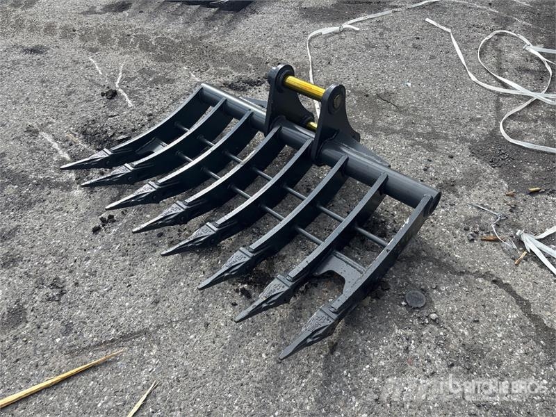 Warrior WBRC07-1200 47 in Excavator Rake - Fits Cat 307 / Pöyhimet ja haravat