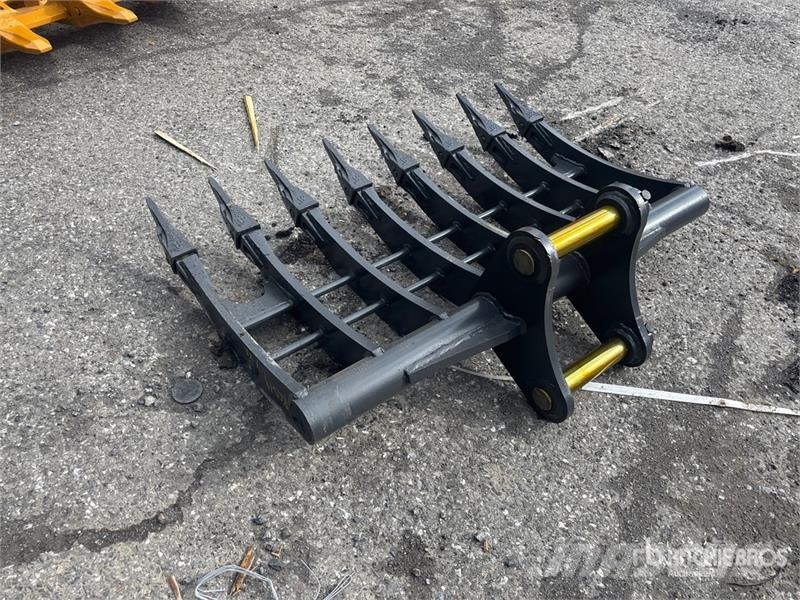 Warrior WBRC07-1200 47 in Excavator Rake - Fits Cat 307 / Pöyhimet ja haravat