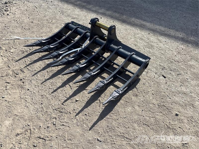 Warrior WBRC07-1200 47 in Excavator Rake - Fits Cat 307 /  Pöyhimet ja haravat