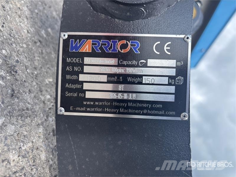Warrior WBRC07-1200 47 in Excavator Rake - Fits Cat 307 / Pöyhimet ja haravat