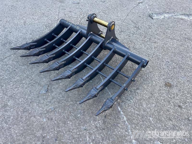 Warrior WBRC07-1200 47 in Excavator Rake - Fits Cat 307 /  Pöyhimet ja haravat