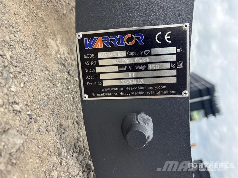 Warrior WBRC07-1200 47 in Excavator Rake - Fits Cat 307 / Vaalutid ja kaarutid