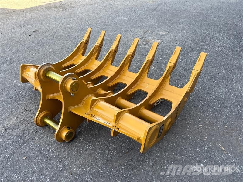 Warrior WBRC12-1620-1 62 in Excavator Rake - Fits Cat 312 Rateau faneur