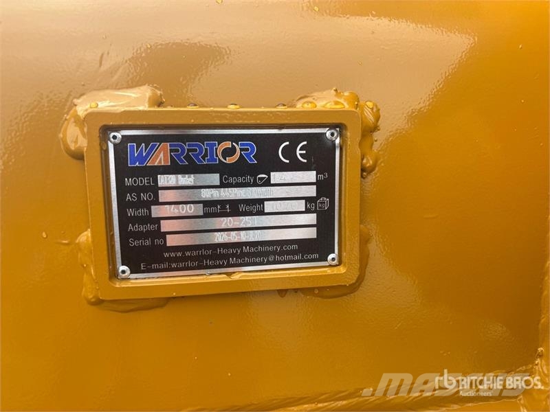 Warrior WBRC20-1400 53 in Digging Excavator Bucket - Fits Kanalak