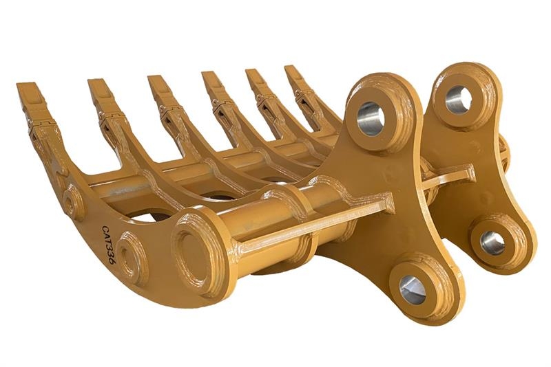 Warrior WBRC30-1650 Excavator Rake - Fits Cat 336 / 30 - 3 مكابس وميبسات التبن