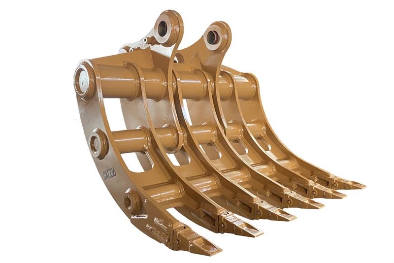 Warrior WBRC30-1650 Excavator Rake - Fits Cat 336 / 30 - 3 مكابس وميبسات التبن