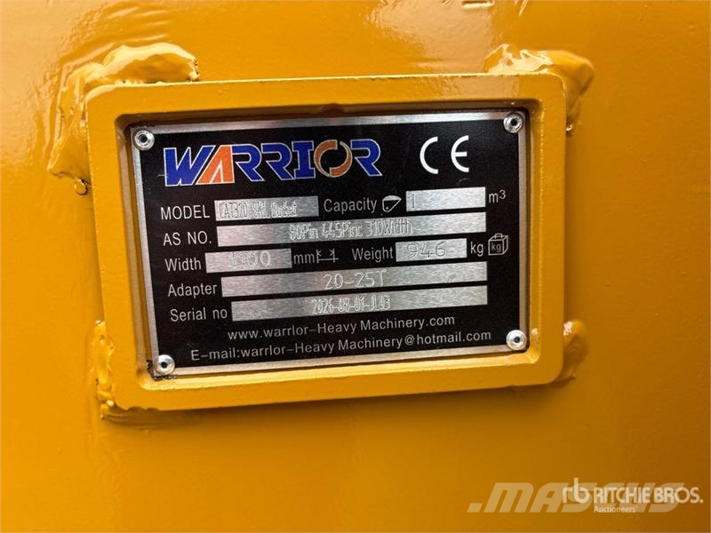 Warrior WBSC20-1100 44 in Skeleton Excavator Bucket - Fits Žlice