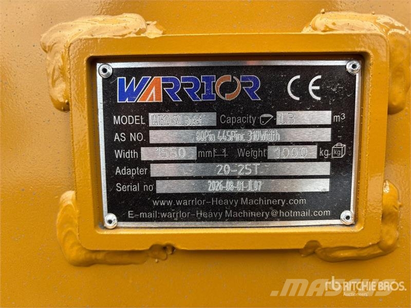 Warrior WBSC20-1500 60 in Skeleton Excavator Bucket - Fits Žlice