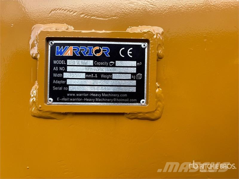 Warrior WBSC20-1500 60 in Skeleton Excavator Bucket - Fits Cucharones