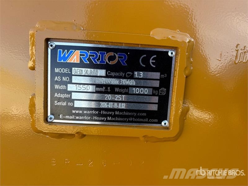 Warrior WBSC20-1500 60 in Skeleton Excavator Bucket - Fits Cucharones