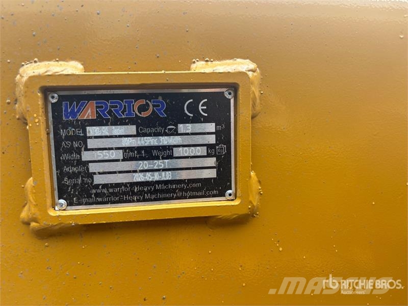 Warrior WBSC20-1500 60 in Skeleton Excavator Bucket - Fits Kanalak