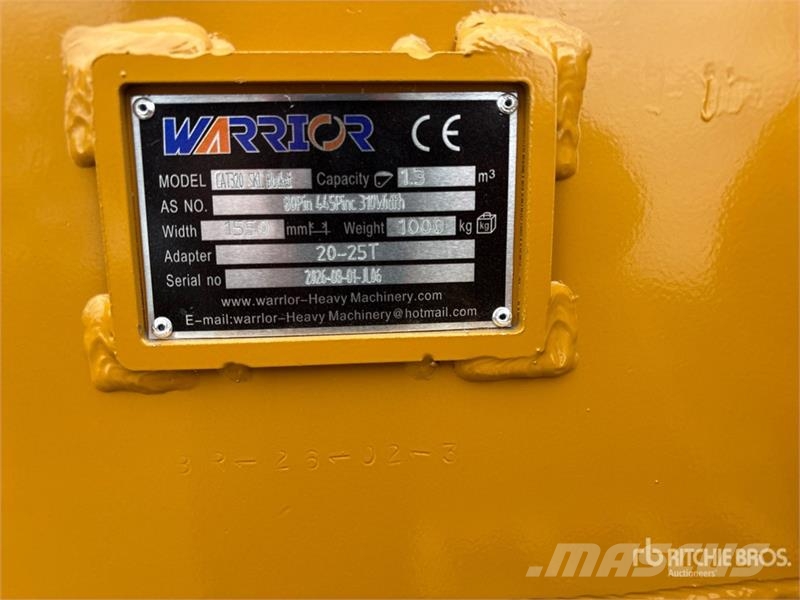 Warrior WBSC20-1500 60 in Skeleton Excavator Bucket - Fits Žlice