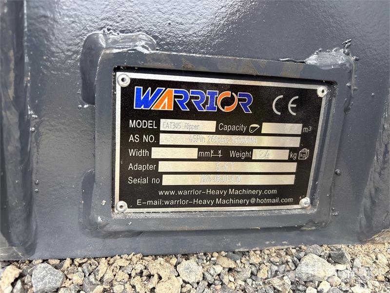 Warrior WR05-06 Excavator Ripper - Fits Cat 305 / 5 - 6 to Rahljalniki