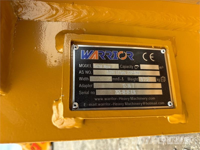 Warrior WRC12 Q/C Excavator Ripper - Fits Cat 312 / 12 - 1 Rahljalniki
