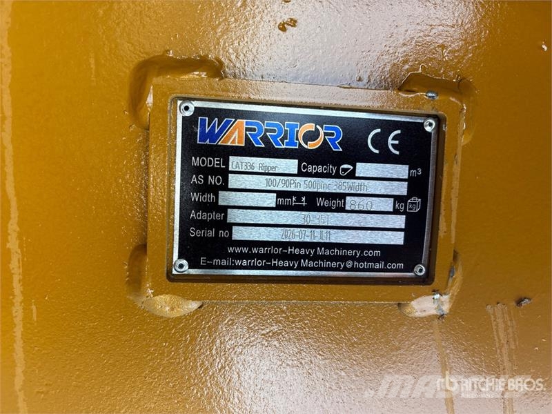 Warrior WRC30-035 Excavator Ripper - Fits Cat 336 / 30 - 3 Escarificadoras