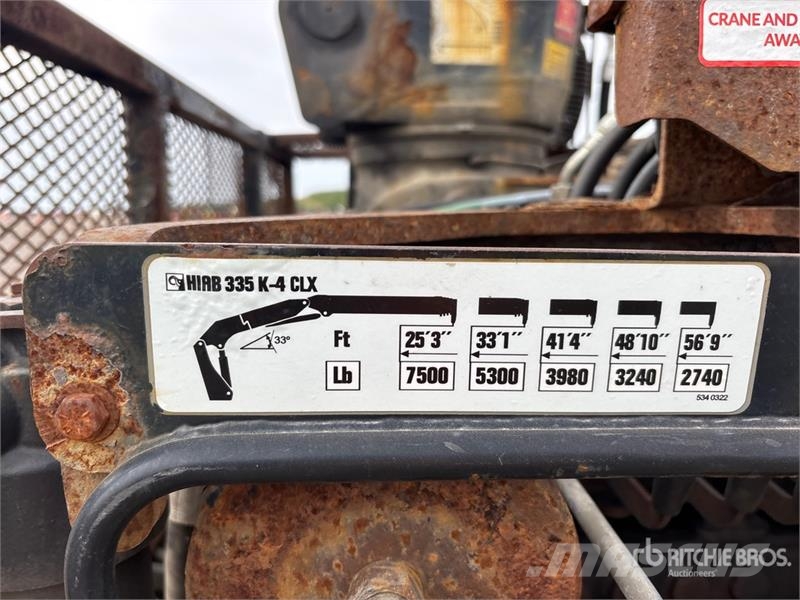 Western Star 335 K-4 CLX 7500 lb Knuckle Boom on Western Star 4 크레인 트럭