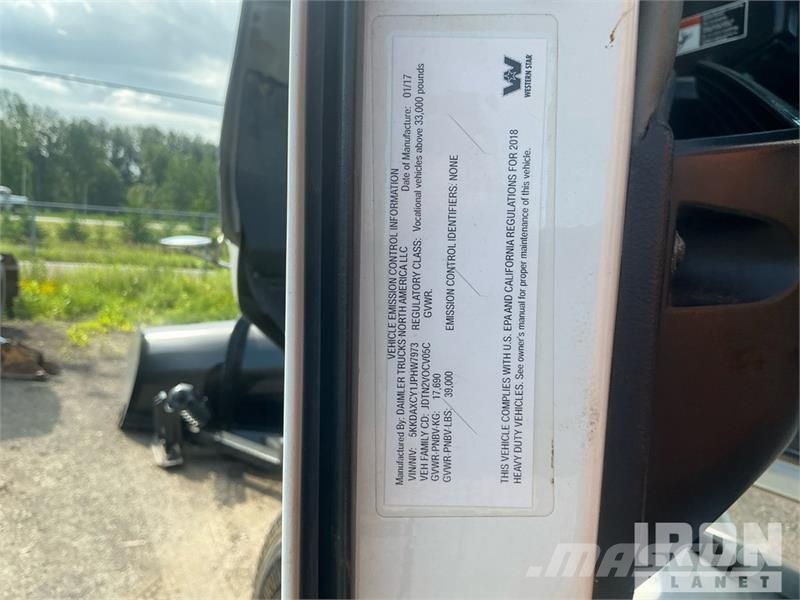 Western Star 4700 4x4 Snow Plow Truck Kommunalt / generelt kjøretøy