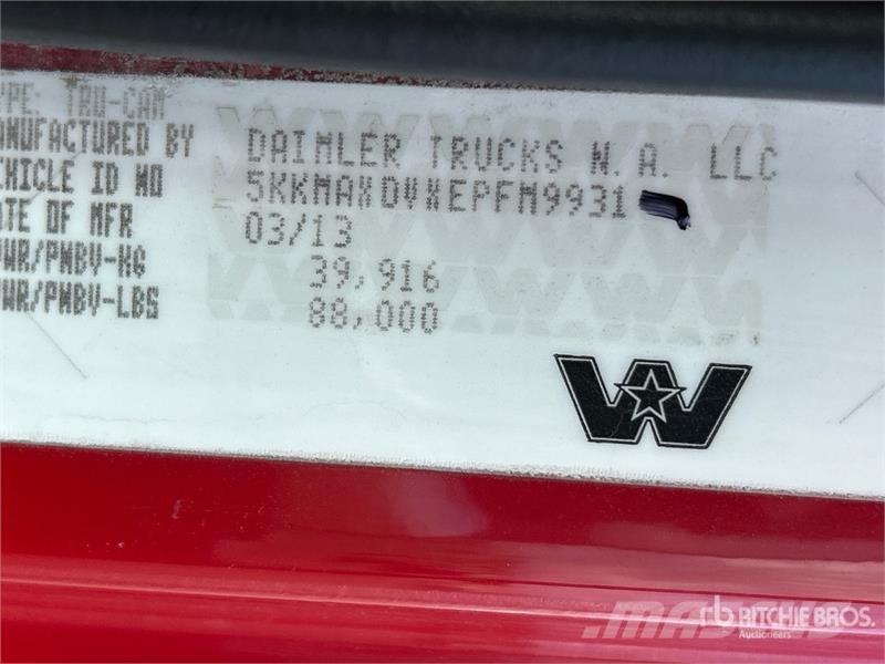 Western Star 4700 8x4 Tri/A Dump Truck 덤프 트럭