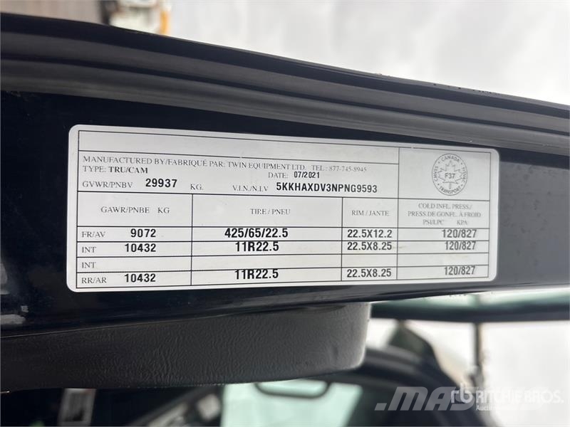 Western Star 4700SB 6x4 Hooklift Truck 훅 리프트 트럭
