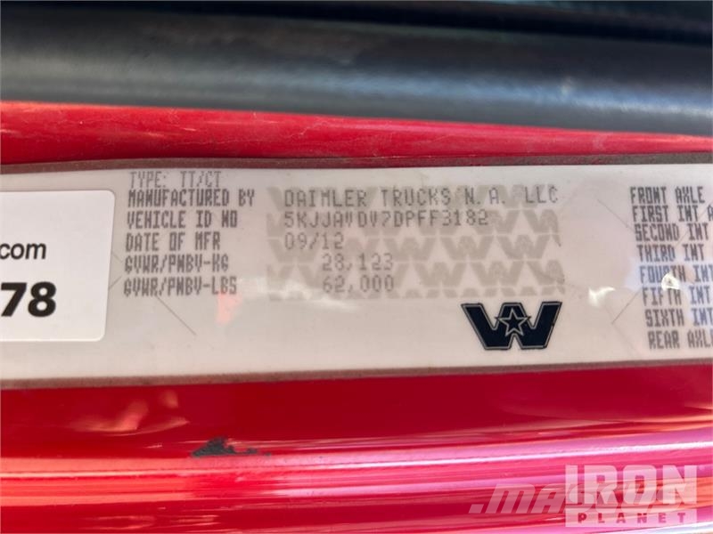 Western Star 4700SF 6x4 Snow Plow Truck مركبات الأغراض العامة