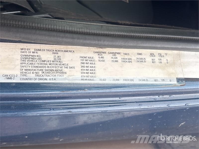 Western Star 4900 6x4 T/A Sleeper Truck Tractor Влекачи