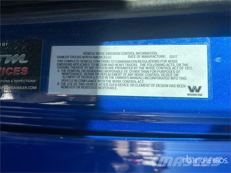 Western Star 5700 6x2 T/A Sleeper Truck Tractor (Inoperable) Влекачи