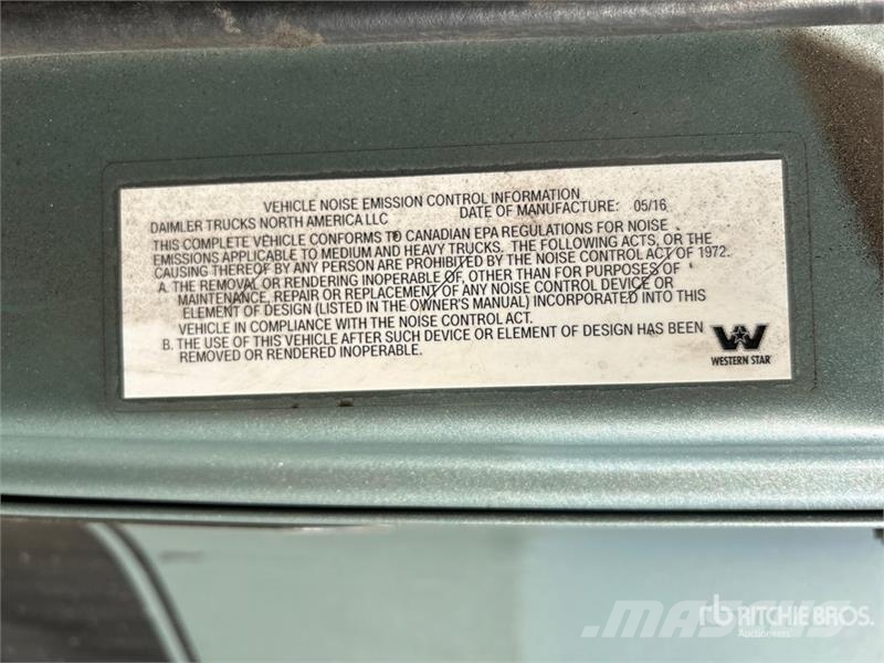 Western Star 5700 6x2 T/A Sleeper Truck Tractor Motrici e Trattori Stradali