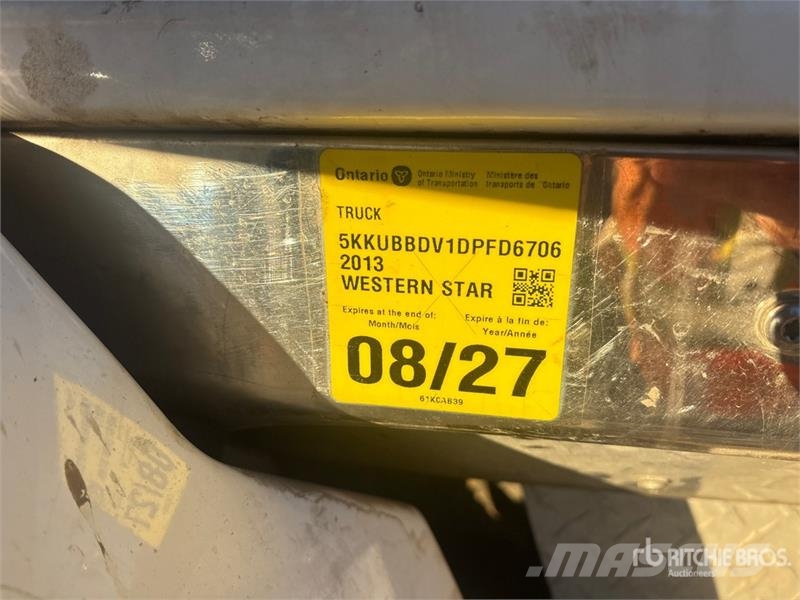 Western Star Control Company on Western Star 4800 10x6 Twin-Ste شاحنات مزدوجة / خلخلة