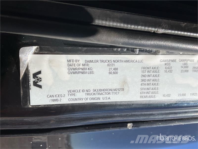 Western Star REBUILT 5700XE 6x4 T/A Sleeper Truck Tractor Влекачи