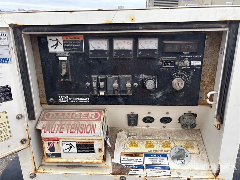 Whisperwatt 14 kVA Mobile Generator Set Dīzeļģeneratori